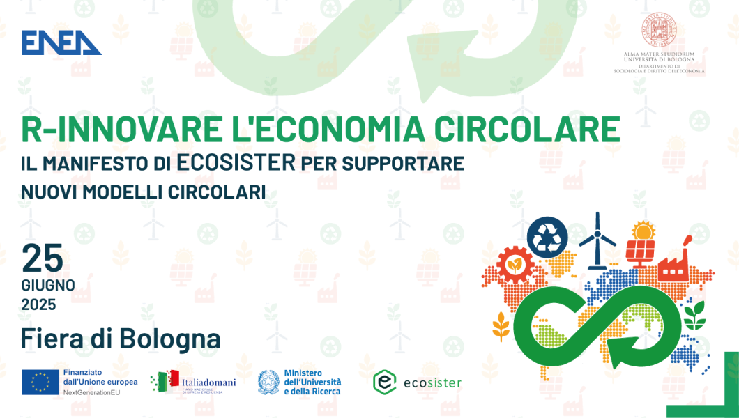 R-Innovare l'Economia Circolare: il manifesto di ECOSISTER per supportare nuovi modelli circolari