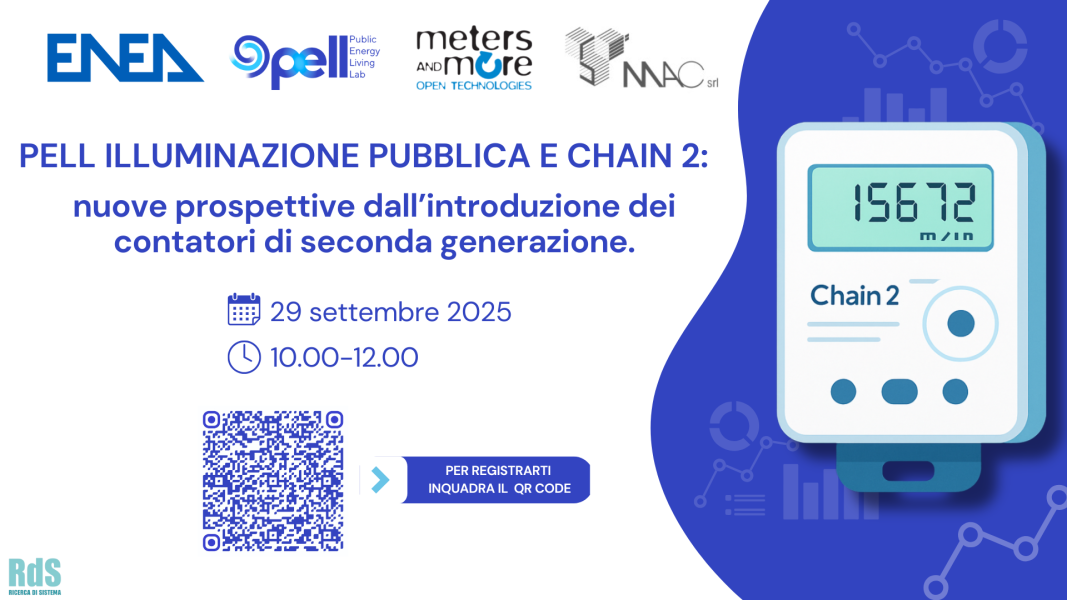 Save the date! Pell illuminazione pubblica e chain2: nuove prospettive dall’introduzione dei contatori di seconda generazione