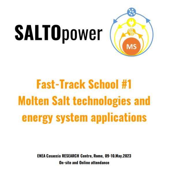SALTOpower Fast-Track school: Molten Salt technologies and energy system application