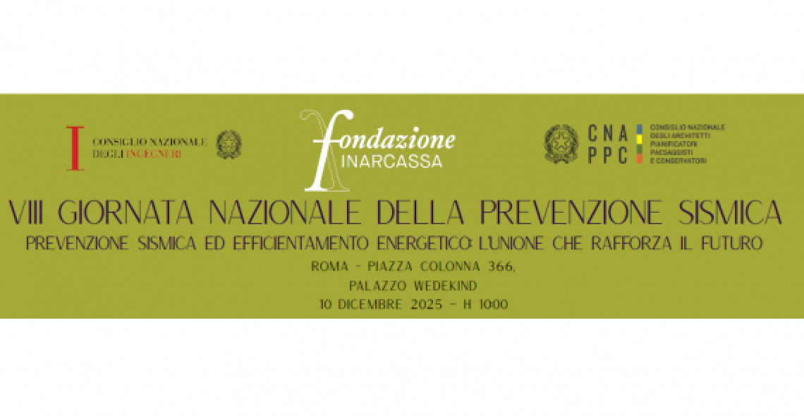 Giornata Nazionale della Prevenzione Sismica - 8^ Edizione