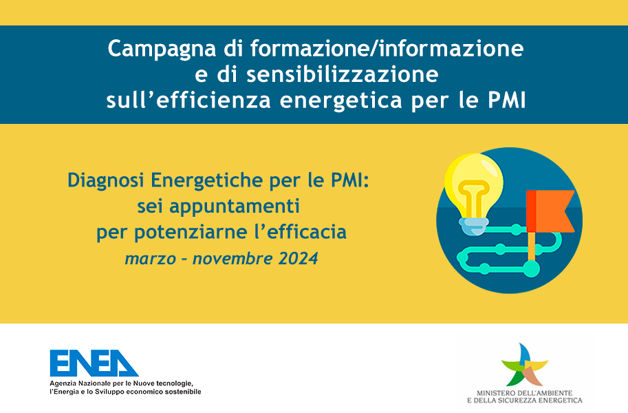 Campagna di formazione/informazione e di sensibilizzazione sull’efficienza energetica per le PMI 2024