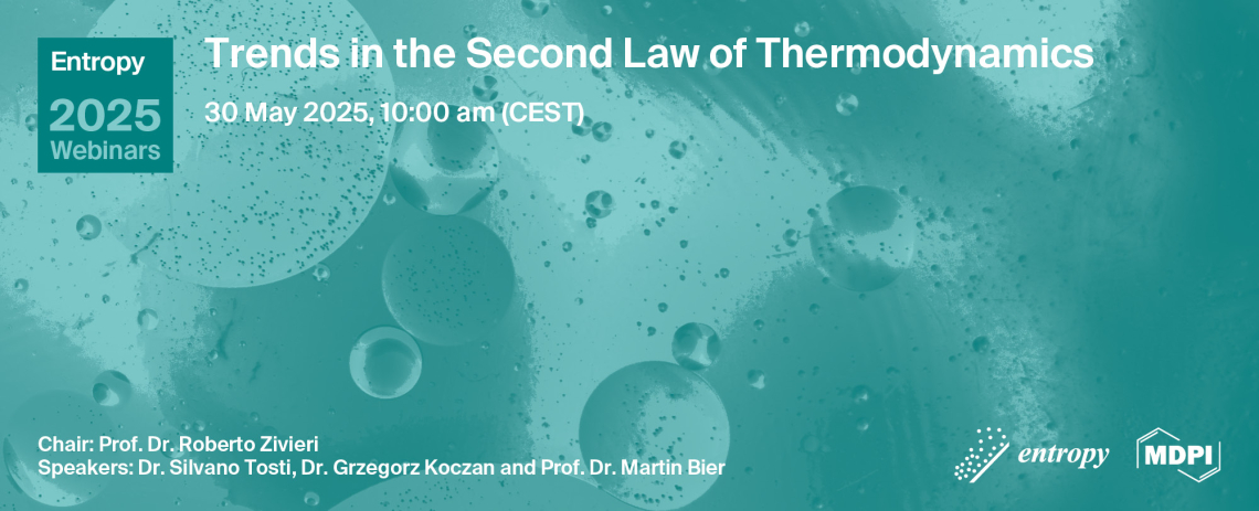 Webinar “Trends in the Second Law of Thermodynamics”