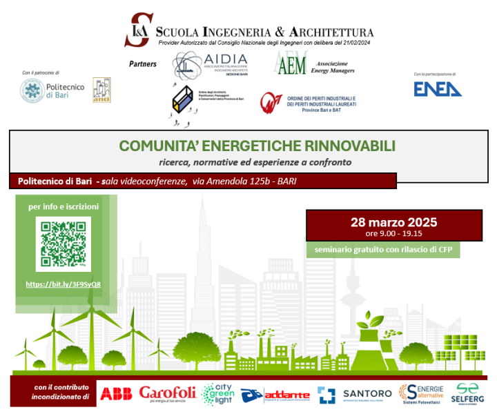 COMUNITA’ ENERGETICHE RINNOVABILI