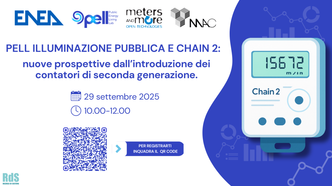 Save the date! Pell illuminazione pubblica e chain2: nuove prospettive dall’introduzione dei contatori di seconda generazione