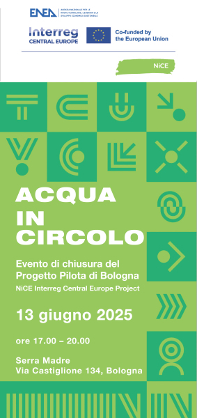 Save the date! NiCE Interreg Central Europe Project - Evento di chiusura del Progetto Pilota di Bologna