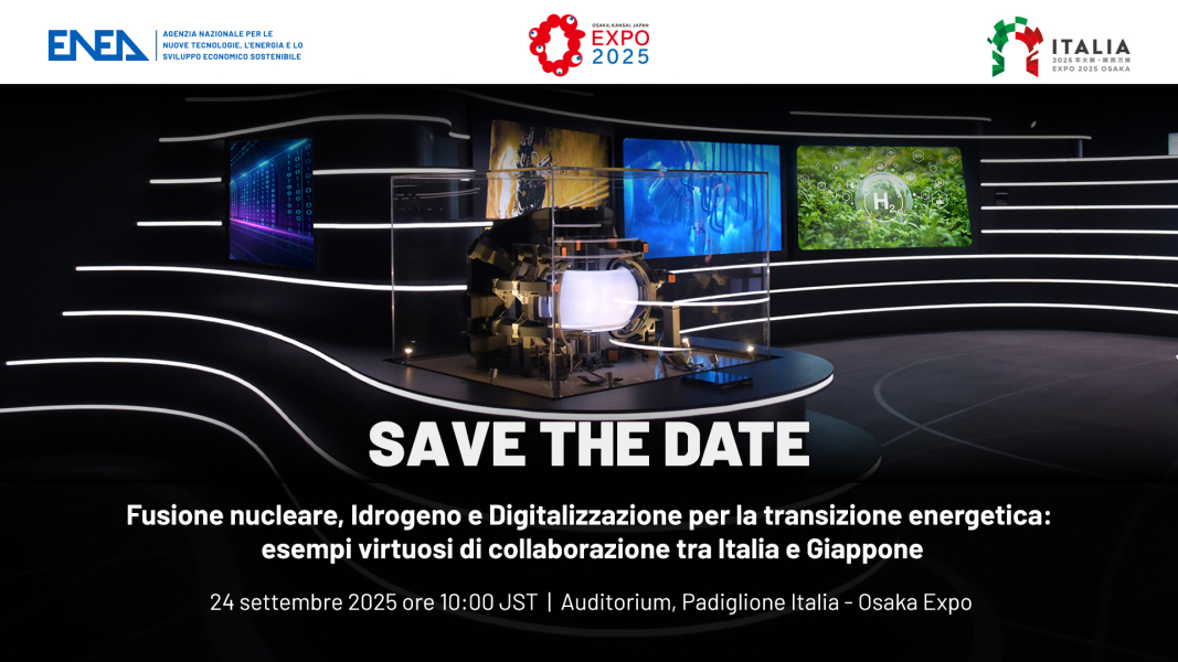 Fusione nucleare, Idrogeno e Digitalizzazione per la transizione energetica:  esempi virtuosi di collaborazione tra Italia e Giappone
