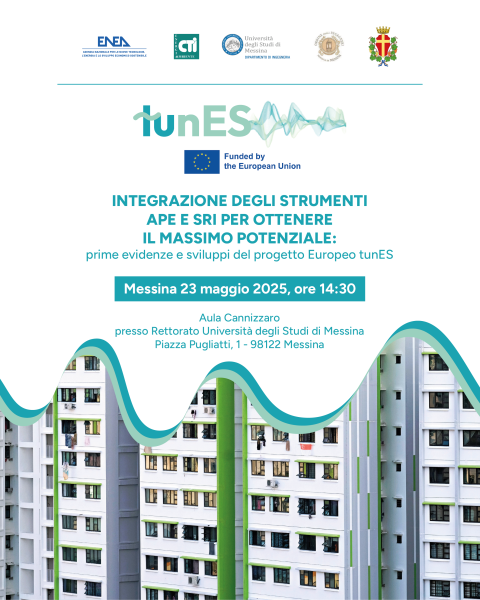 Integrazione degli strumenti APE e SRI per ottenere il massimo potenziale: prime evidenze e sviluppi del progetto Europeo tunES