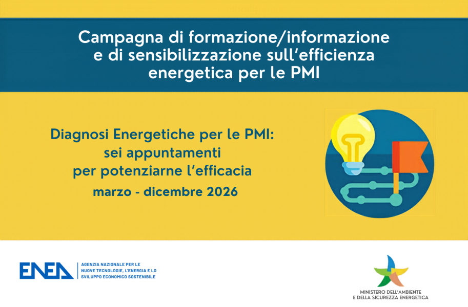 Campagna di formazione, informazione e sensibilizzazione sull’efficienza energetica per le PMI – Annualità 2026