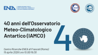 40 anni dell’Osservatorio Meteo-Climatologico Antartico (IAMCO) dell'ENEA