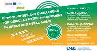 NiCE Project: Opportunities and challenges for circular water management in urban and rural areas